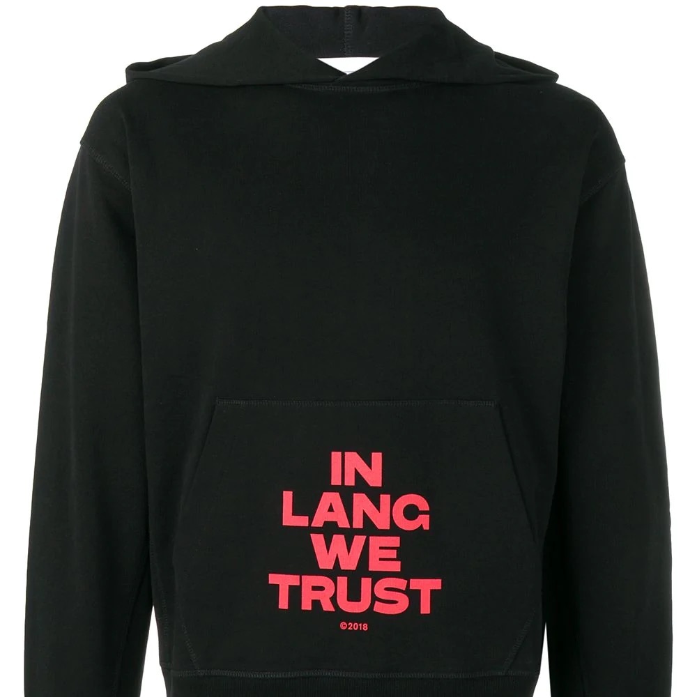 ISO of helmut Lang in Lang we trust hoodie